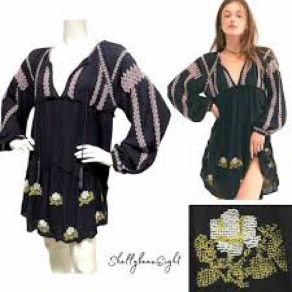 FREE PEOPLE Wild Horses Eyelet Dress